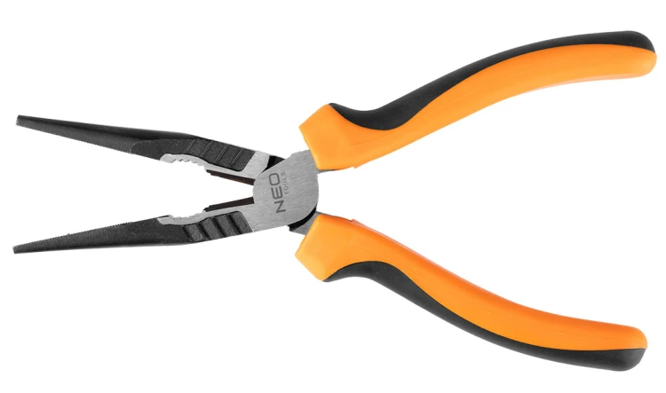 Szczypce wydłużone proste NEO TOOLS 40% FS 200 mm bociany