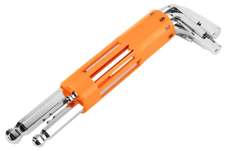 Klucze imbusowe NEO TOOLS długie kuliste 2-10 mm zestaw 8 szt.