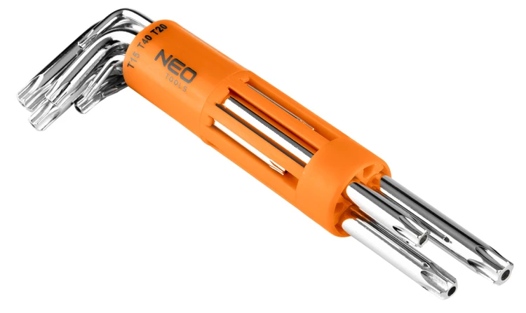 Klucze Torx  NEO TOOLS długie T10-T50 zestaw 8 szt.