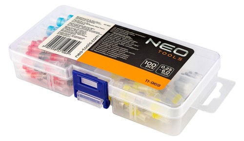 Koszulki termokurczliwe NEO TOOLS samolutujące 100 szt. (0.25 - 6.0 mm)
