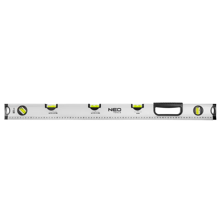 Poziomnica specjalna NEO TOOLS 80 cm 5 libelli różne kąty
