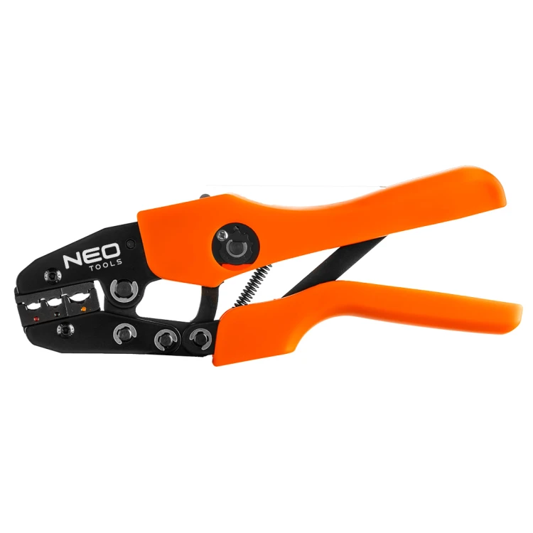 Szczypce do zaciskania końcówek NEO TOOLS zestaw 5 szczęk