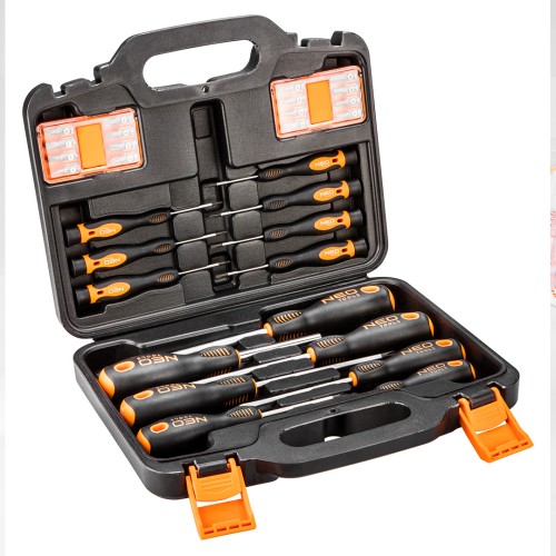 Zestaw wkrętaków i końcówek wkrętakowych NEO TOOLS 30 szt.