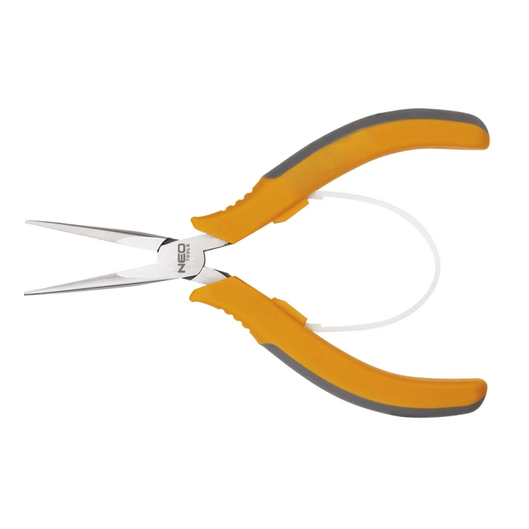 Szczypce precyzyjne wydłużone proste NEO TOOLS 130 mm