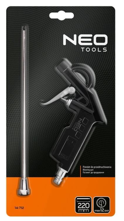 Pistolet do przedmuchiwania długi NEO TOOLS 300 mm
