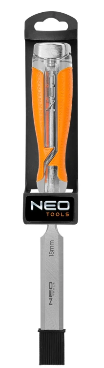 Dłuto do drewna NEO TOOLS 18 mm, CrV, uchwyt dwukomponentowy