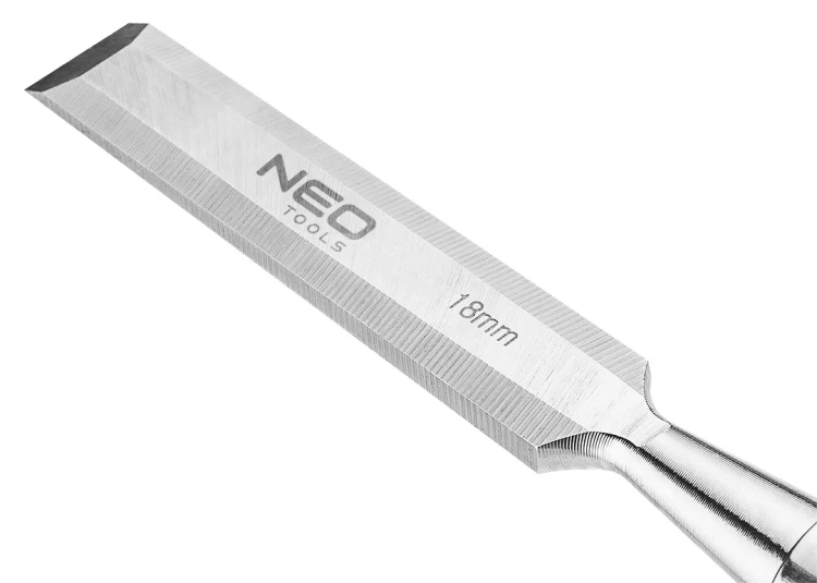 Dłuto do drewna NEO TOOLS 18 mm, CrV, uchwyt dwukomponentowy