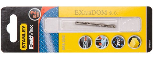 Wiertło do metalu 2mm Stanley FATMAX 2 sztuki STA51013