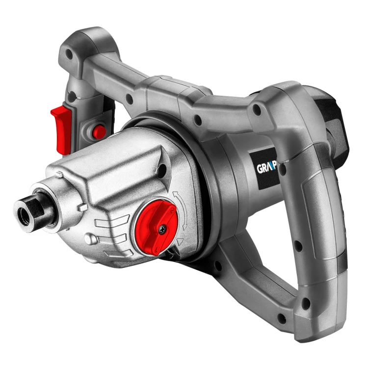 Mieszarka GRAPHITE 1400W dwa biegi I: 250-500 min-1, II: 400-800 min-1