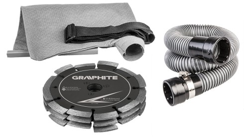 Bruzdownica GRAPHITE 2400W tarcza 150 x 22.2 mm walizka