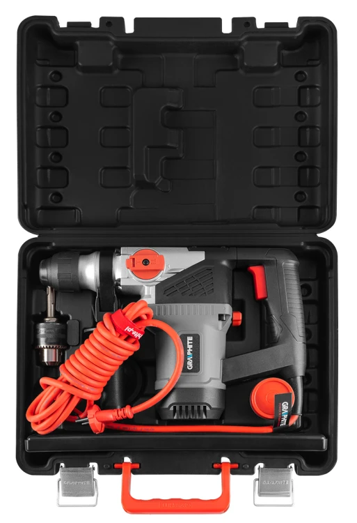 Młot udarowy GRAPHITE SDS+ 900W, walizka