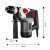 Młot udarowy GRAPHITE SDS+ 900W, walizka