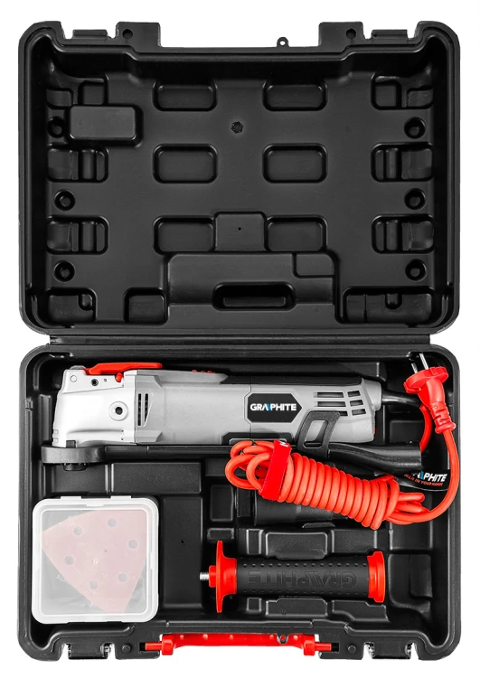 Urządzenie wielofunkcyjne 500W GRAPHITE ilość oscylacji 8000-16000 min⁻¹, walizka
