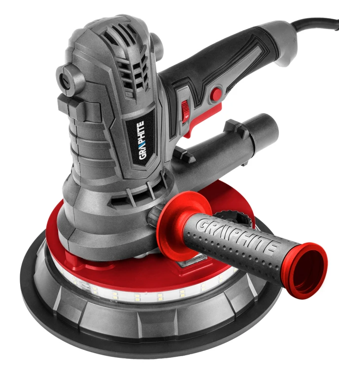 Szlifierka do gipsu GRAPHITE 900W, 180 mm, led