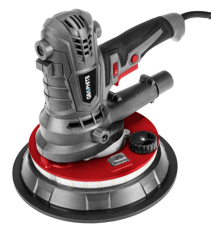 Szlifierka do gipsu GRAPHITE 900W, 180 mm, led