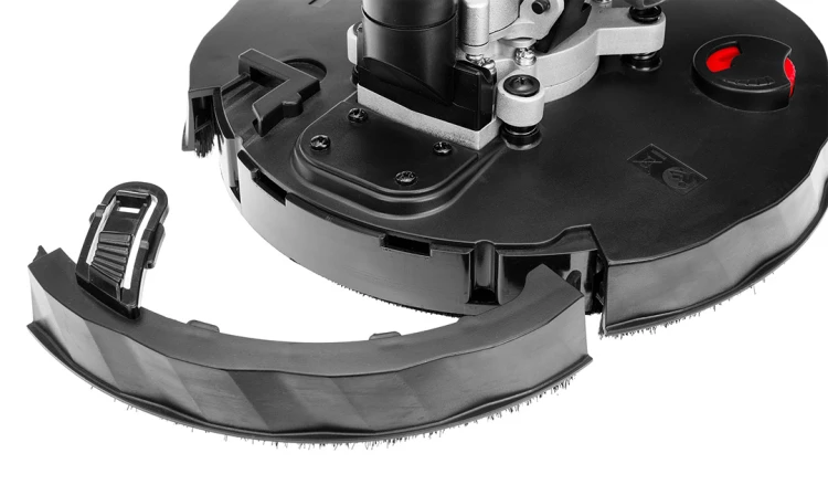 Szlifierka do gipsu GRAPHITE 710W 225mm/215 mm,okrągła i trójkątna stopa, latarka