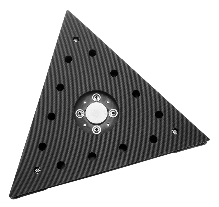 Szlifierka do gipsu GRAPHITE 710W 225mm/215 mm,okrągła i trójkątna stopa, latarka