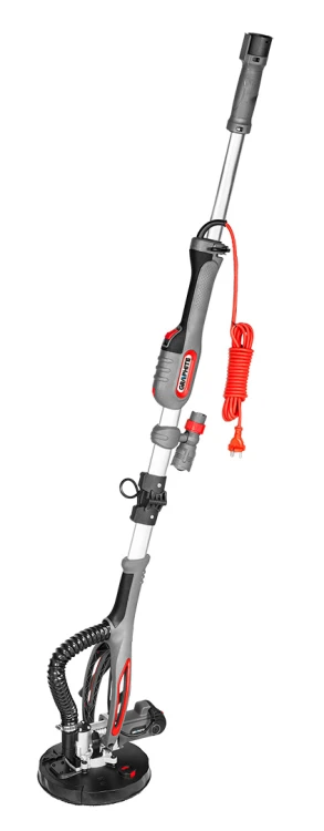 Szlifierka do gipsu GRAPHITE 710W 225mm/215 mm,okrągła i trójkątna stopa, latarka