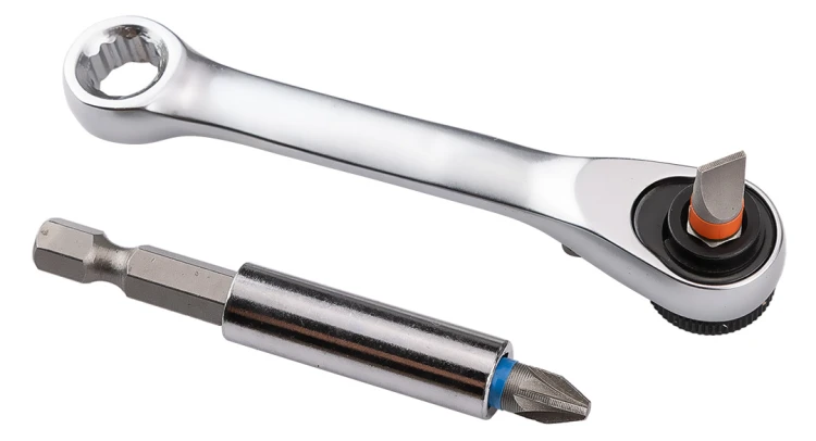 Zestaw bitów 5902062119858 25 mm i nasadek z grzechotką i uchwytem magnetycznym 60 mm, 24 szt.