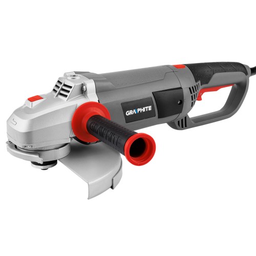 Szlifierka kątowa GRAPHITE 2600W, tarcza 230 x 22.2 mm, obroty 6500 min⁻¹