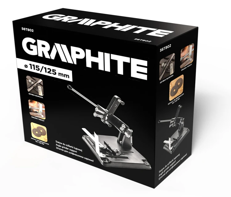 Statyw do szlifierek kątowych GRAPHITE 115 i 125 mm