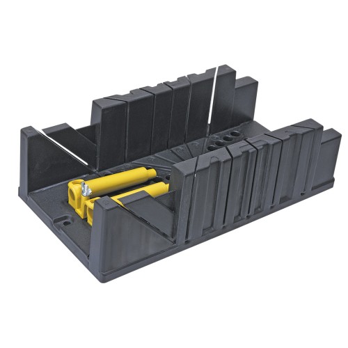 Skrzynka uciosowa plastikowa  TOPEX 326 x 122 x 78 mm, z zaciskami