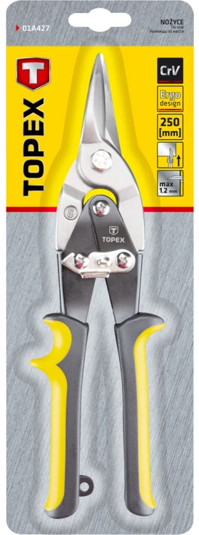 Nożyce do blachy 250 mm, proste  TOPEX
