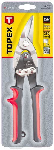 Nożyce do blachy 250 mm, lewe  TOPEX