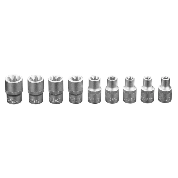 Klucze nasadowe TORX 1/2" NEO TOOLS zestaw 9 szt.