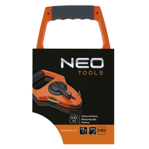 Taśma miernicza stalowa 50 m x 13 mm NEO TOOLS