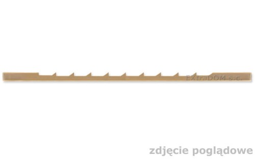 Brzeszczoty do twardego drewna SUPER-SKIP rozm. 10 130mm 9,6 zęba/cal 12 szt. Pegas 90.590