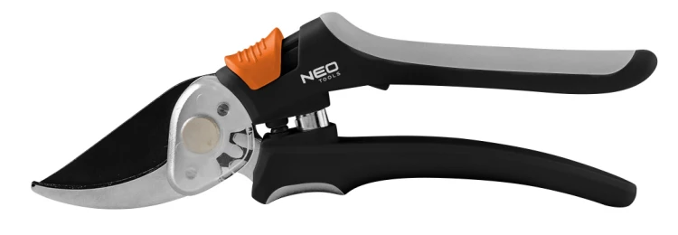 Sekator by-pass 200 mm NEO TOOLS zakres do 18 mm, z przekładnią