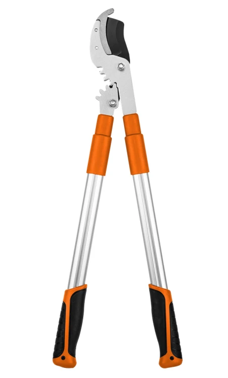 Kowadełkowy sekator do gałęzi 670 mm NEO TOOLS zakres do 42 mm, przekładnia zwiększajaca siłe nacisku o 40%,