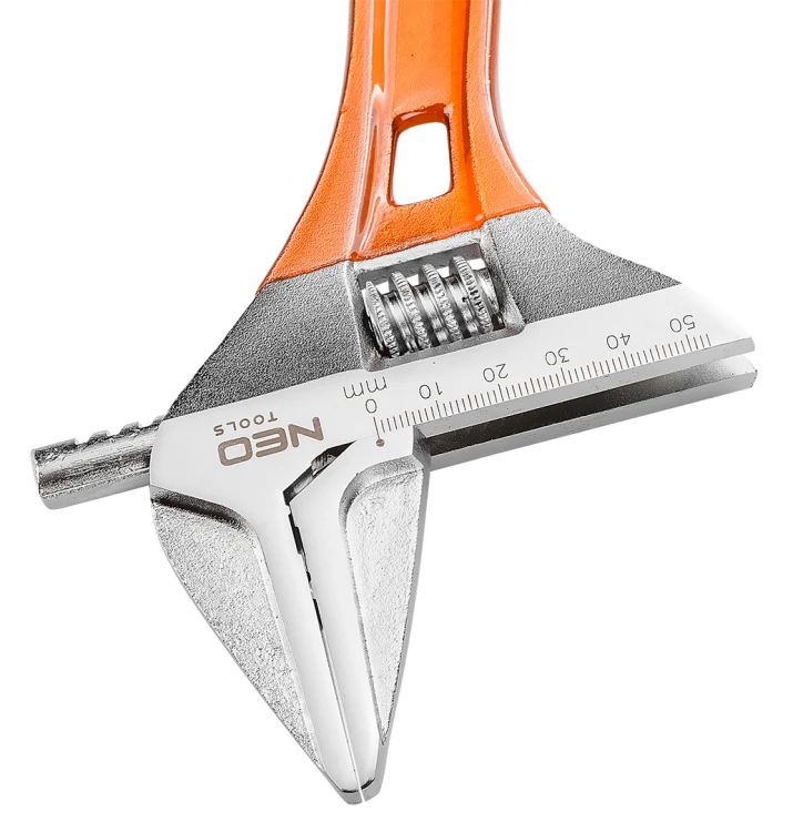 Klucz nastawny krótki NEO TOOLS 185 mm, zakres 0-53 mm