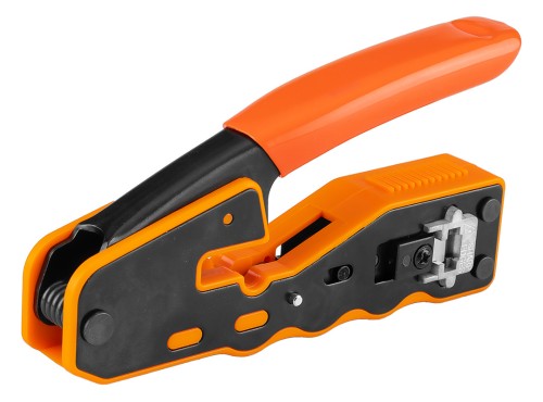 Szczypce do zaciskania wtyków przelotowych RJ45 NEO TOOLS