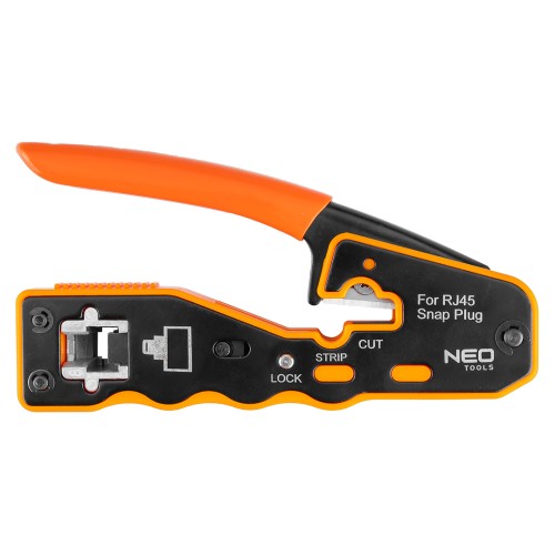 Szczypce do zaciskania wtyków przelotowych RJ45 NEO TOOLS