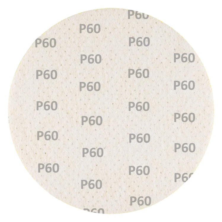 Krążki ścierne GRAPHITE perforowane na rzep z otworami 225 mm P60 5 szt.