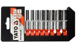 Klucze nasadowe, nasadki YATO 1/4'' 8cz długie - 14431