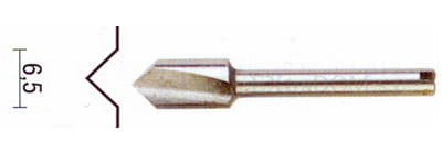 Frez do rowków w kształcie V do drewna Proxxon z węglika wolframu śr. 6,5mm 29032