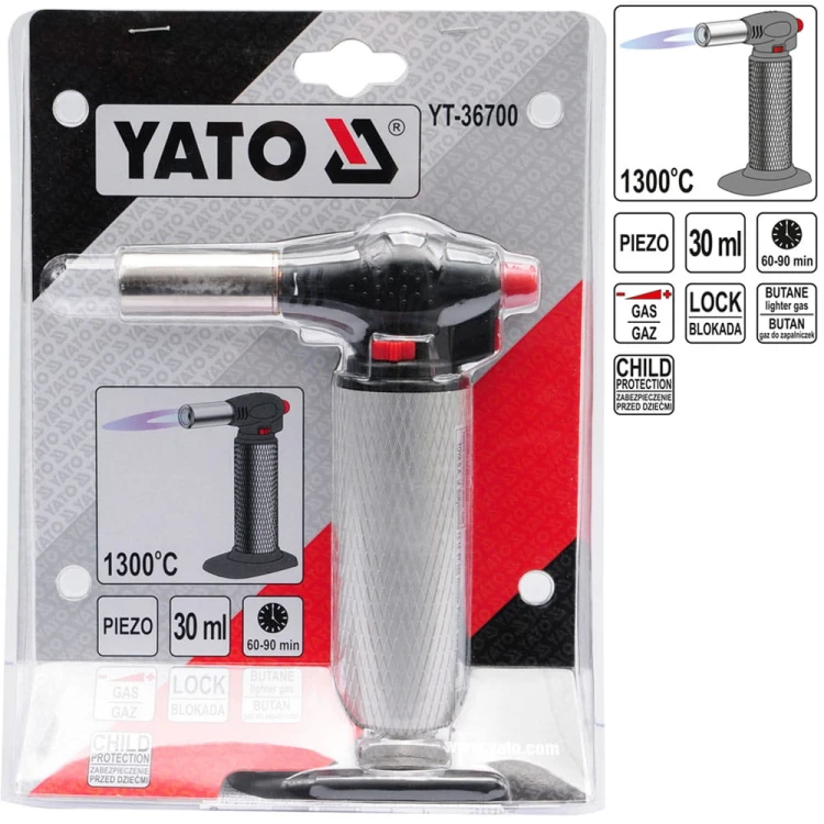 Palnik gazowy Yato lutownica 1300 C - 36700