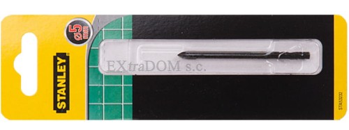 Wiertło do szkła, ceramiki, glazury 5mm Stanley z uchwytem walcowym STA53232