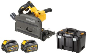 DEWALT zagłębiarka akumulatorowa 165mm XR FlexVolt 54V DCS520T2-QW 2 aku. 6,0Ah, ładowarka i kufer TSTAK