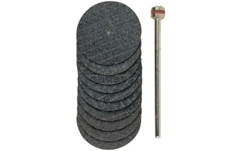 Tarcze tnące ze splotem siatkowym kpl 10 szt z trzpieniem Proxxon śr. 22mm 28808