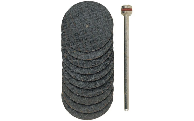 Tarcze tnące ze splotem siatkowym kpl 10 szt z trzpieniem Proxxon śr. 22mm 28808