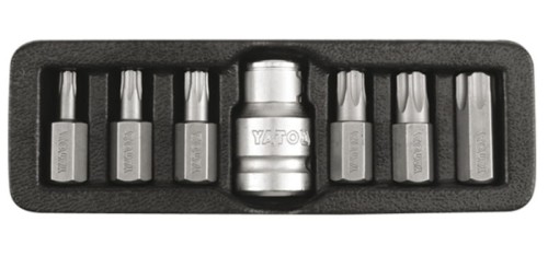 Klucze trzpieniowe YATO TORX security 7cz. YT-0416