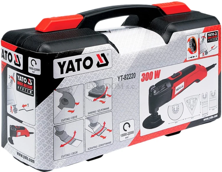Urządzenie wielofunkcyjne - uniwersalne narzędzie oscylacyjne Yato 300W YT-82220