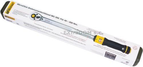 Klucz dynamometryczny Proxxon 1/2" 40-200Nm CrV MIcro-Click certyfikat kalibracji