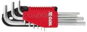 Klucze imbusowe Yato 9cz. 1,5 - 10mm YT-0500