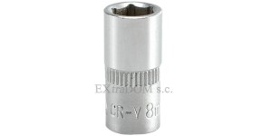 Nasadka Yato  8mm 1/4" 6-kątnana Cv krótka  YT-1407