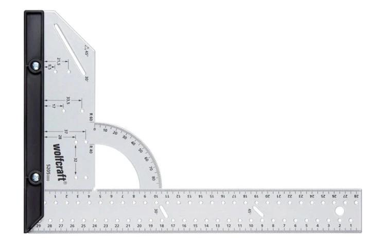 Kątownik pomiarowy Wolfcraft 200 x 300mm 5205000
